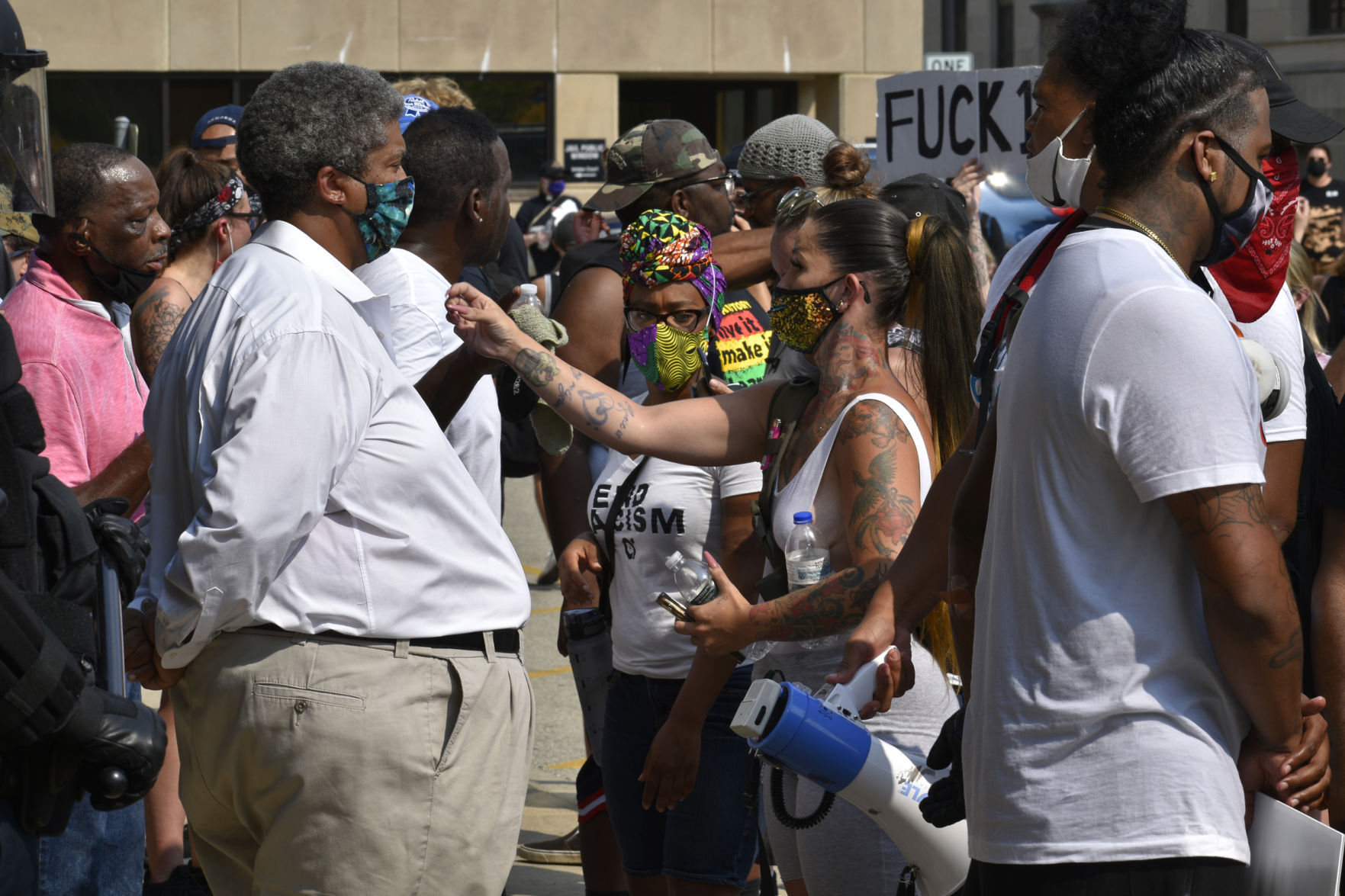 Downtown protest 10